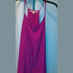 Pink Star hi lo Dress